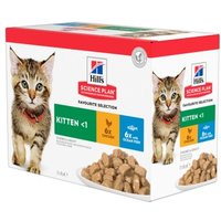 Hill's Science Plan Kitten Multipack Poulet et poisson 48x85 g