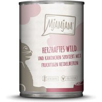 MjAMjAM nourriture humide pour chat adulte Gibier & lapin 6x400 g