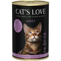 CAT'S LOVE nat kattenvoer Adult Vis en kip 6x400 g