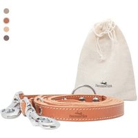 Freudentier Führleine aus Leder cognac 2 cm