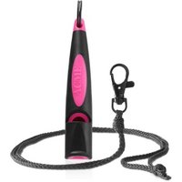 ACME ALPHA Hundepfeife No. 210.5 mit Pfeifenband schwarz/ rosa