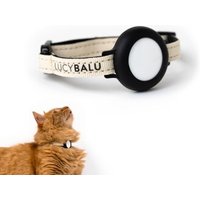 LucyBalu DORI AirTag Katzenhalsband (Nylon) sand