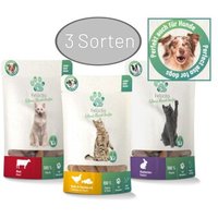 Fellicita Hundesnacks 3x50g Mixpaket Fellonis Fleischstreifen, 3 Sorten
