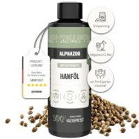 ALPHAZOO Premium Hanföl für Hunde I Entspannung und Fellglanz