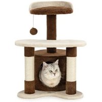 lionto-kratzbaum-hoehe-65-cm-braun-beige