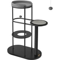FEANDREA Kratzbaum modern Metallrohre Sisalstamm