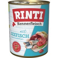 RINTI Kennerfleisch nourriture humide pour chien, adulte, boîte, Poisson de mer 12x800 g