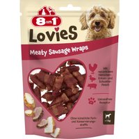 8in1 Meaty Sausage Wraps 80g · Produktbild von Fressnapf