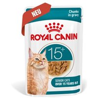 ROYAL CANIN Nassfutter Katze, Senior Agening 15+, Sauce 12x85 g
