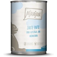MjAMjAM nourriture humide pour chat adulte Canard et volaille 6x400 g