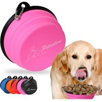 Petsation Faltbarer Reisenapf Pink 1.000 cm³