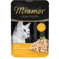 Miamor Feine Filets in Jelly Huhn & Thunfisch 24x100 g