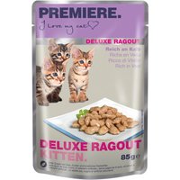 PREMIERE Deluxe Ragout Kitten Rijk aan kalf 88x85 g