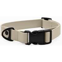 THE DOG IDEA Biothane Halsband mit Klickverschluss Taupe L