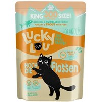 Lucky Lou Nourriture humide chat adulte Volaille & truite 24x300 g