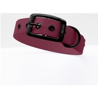THE DOG IDEA Biothane Halsband Bordeaux Schwarz L