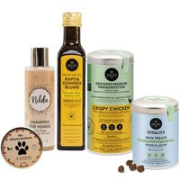PUJA Beauty–Set für Hunde - 5–teiliges Haut– und Fellpflegeprogramm für sensible Reinigung