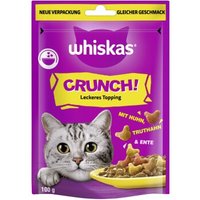 Whiskas Snacks, Crunch, Huhn, Truthahn & Ente 6x100 g