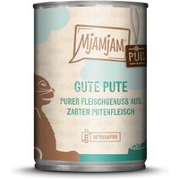 MjAMjAM nourriture humide pour chat adulte, pur plaisir de viande 6x400 g Dinde