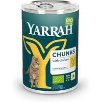 Yarrah Adult Bio Bröckchen 12x405 g Huhn und Gemüse