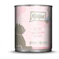 MjAMjAM nourriture humide pour chaton, poulet avec huile de saumon 6x800 g