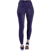 4Riders Kinder-Reithose Palm Beach Full Grip blau 1,64 m
