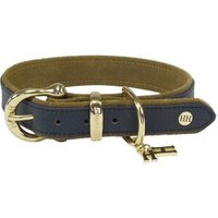 Happy House Halsband Sattelleder Basic blau XXL