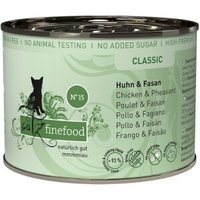 Catz finefood Nassfutter Katze Classic Adult No. 15 Huhn und Fasan 6x200 g Catz finefood Nassfutter Katze Classic Adult No. 15 Huhn und Fasan 6x200 g
