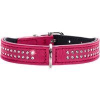 hunter-halsband-diamond-petit-pink-42-cm