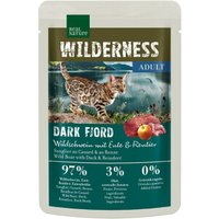 REAL NATURE WILDERNESS nourriture humide chat, adulte, Dark Fjord, sanglier avec canard et renne 12x85 g