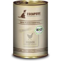 ESCAPURE nourriture humide pour chien bio adulte Poulet 6x400 g