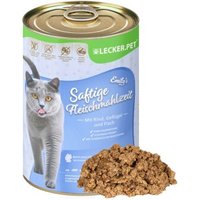 Lyra Pet Lecker.Pet Emily's Saftige Fleischmahlzeit mit Rind, Geflügel & Fisch