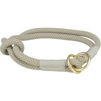 Trixie Soft Rope Zug-Stopp-Halsband hellgrau L-XL