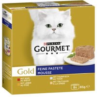 Fressnapf GOURMET Gold Feine Pastete 8 x 85 g