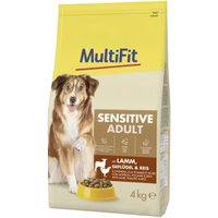 MultiFit nourriture sèche pour chien Sensitive Adult avec agneau, volaille & riz 4 kg
