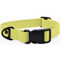 THE DOG IDEA Biothane Halsband mit Klickverschluss Butteryellow S