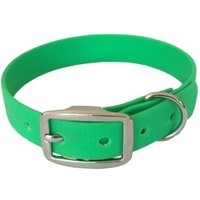 bio-leine 21-30cm HU Biothane Halsband neon grün 24 cm, 33 cm