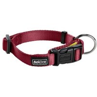 AniOne Halsband Classic Nylon bordeaux L