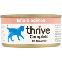 Thrive Complete pour chat 12 x 75 g Thon et saumon 12x75 g