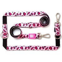 Max & Molly Multifunktionsleine-Leopard Pink XS