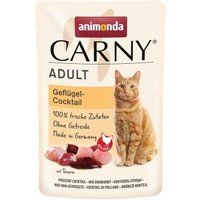 animonda Carny nourriture humide pour chat adulte Cocktail de volaille 48x85 g