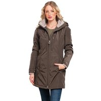 Knuffelwuff leichte Damen Übergangsjacke Fairfield braun 42 - EU