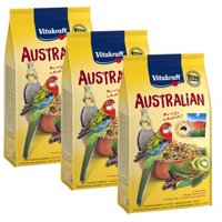 Vitakraft Aliment pour Oiseau Grande Perruche Australienne 3x750 g