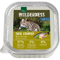 REAL NATURE WILDERNESS nourriture humide pour chat, Adulte 16x100 g True Country Huhn & Lachs 16x100 g