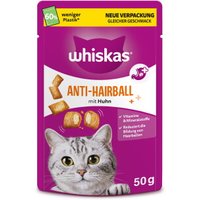 Whiskas Snacks, Anti-Hairball, Huhn 6x50 g