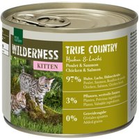 REAL NATURE WILDERNESS Kitten True Country Huhn & Lachs 24x200 g