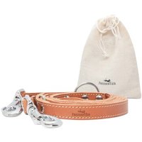 Freudentier Führleine aus Leder cognac 1,6 cm