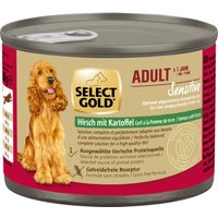 SELECT GOLD nourriture humide pour chien Sensitive Adult Cerf aux pommes de terre 24x200 g