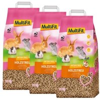 MultiFit Litière bois naturelle 3x11 kg