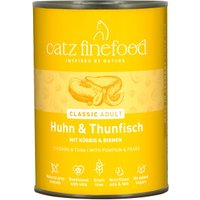 Catz finefood nourriture humide chat Classic adulte Thon et poulet 24x400 g